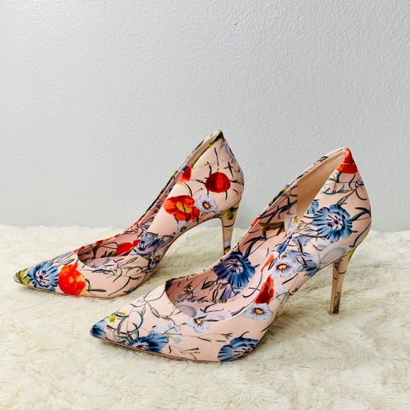Aldo Floral Fabric Heels - Picture 10 of 16